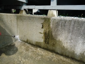 仙台市泉区S様　土留高圧洗浄
